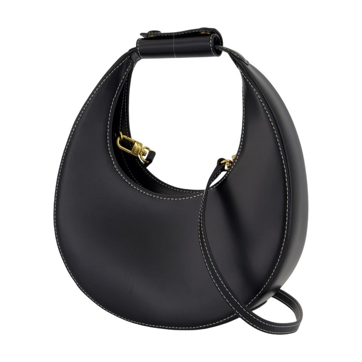 Mini Moon Bag - Leather - Black