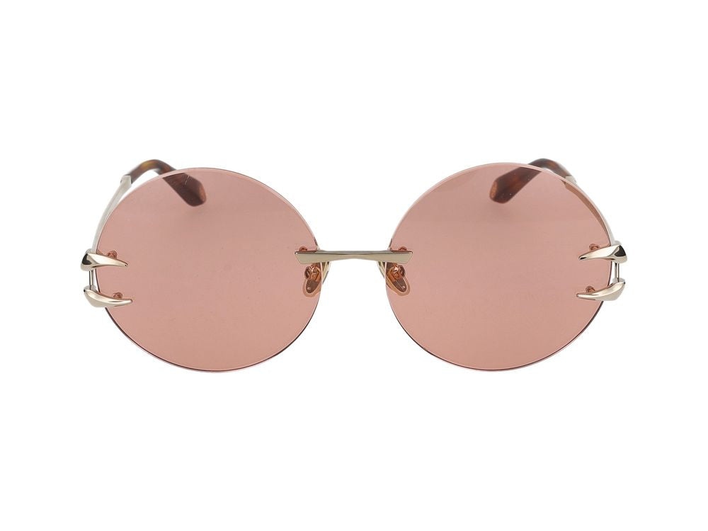 Sunglasses Roberto Cavalli SRC006 594F Oro Chiaro Lucido 63/17/140