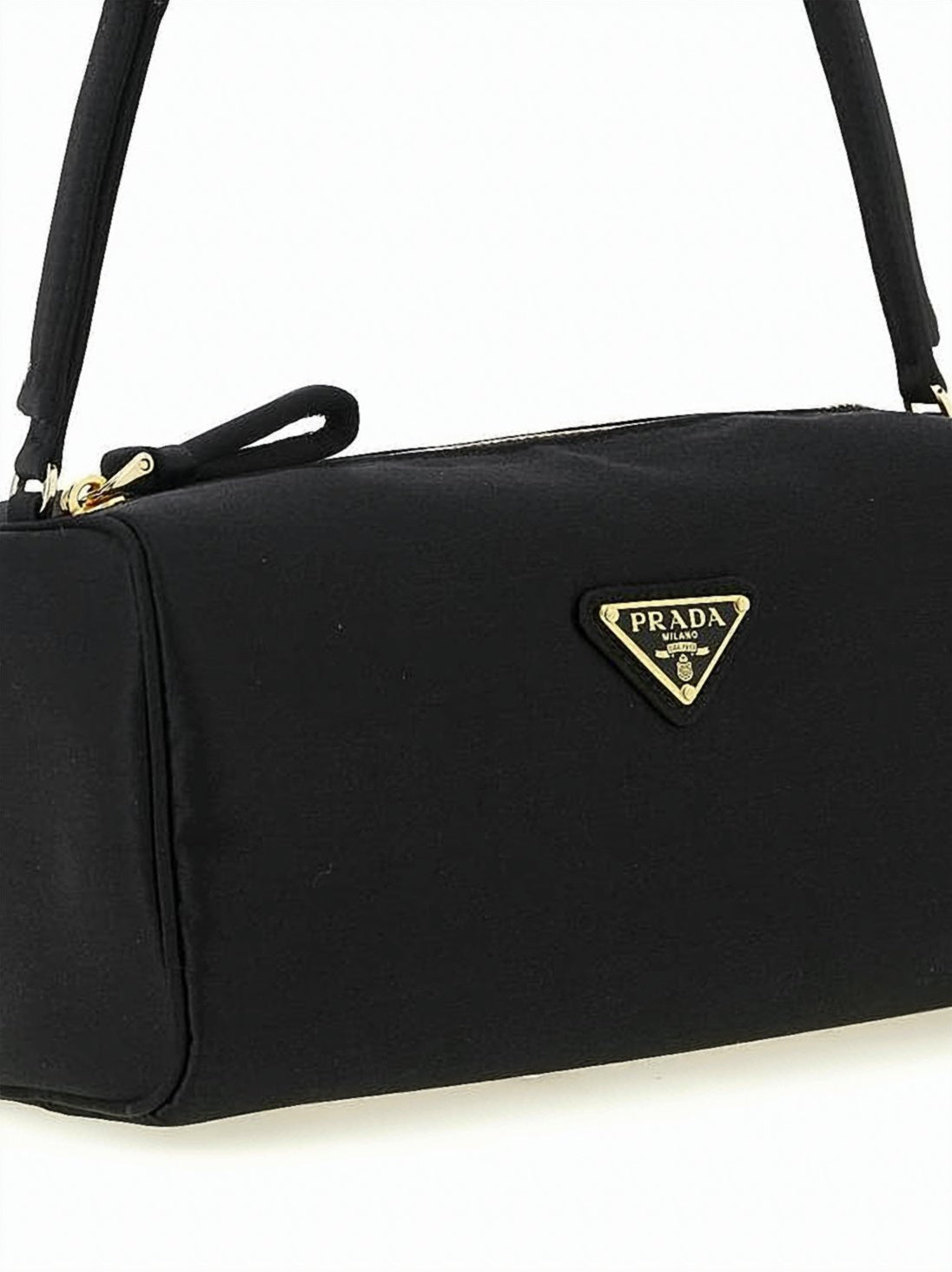 Rectangular Silk and Viscose Shoulder Bag