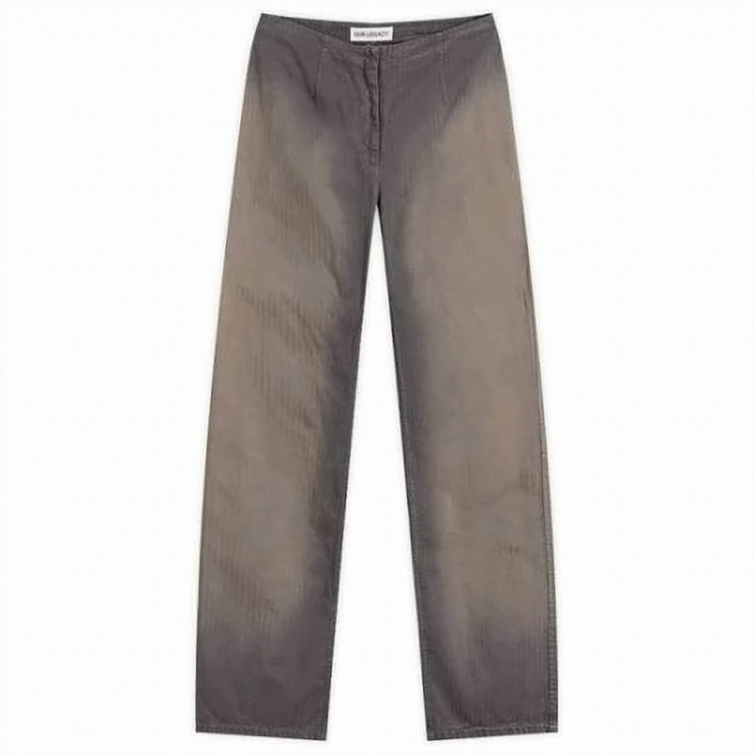 Straight-Leg Pants with Design