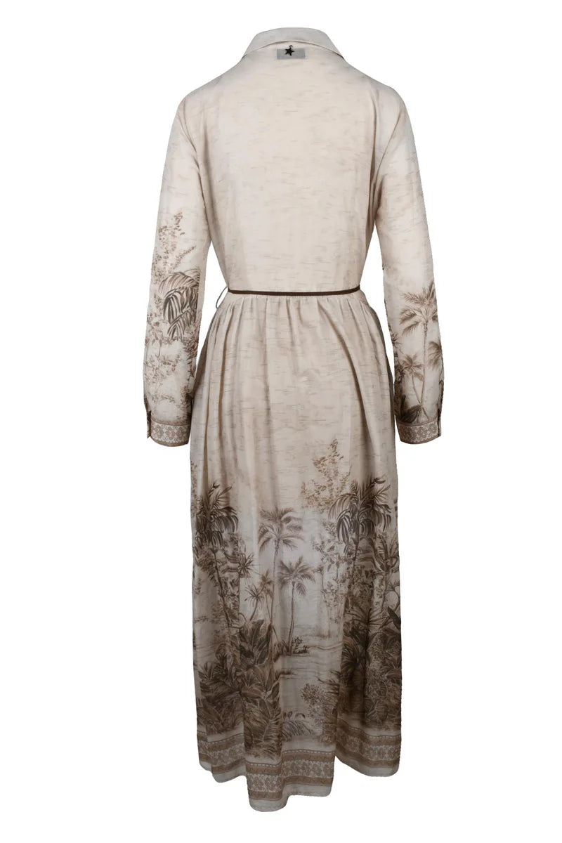 Chemise Dress - Beige