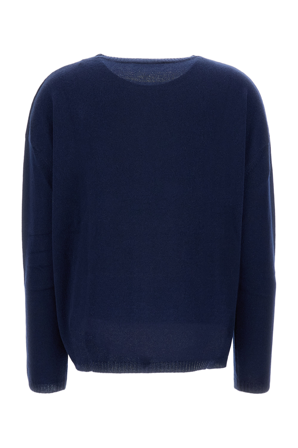 Classic Knit Sweater With Round Neckline