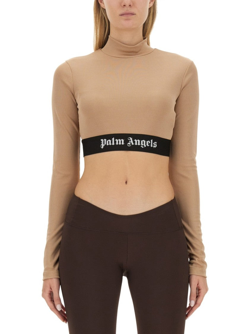 Cropped Top With Logo