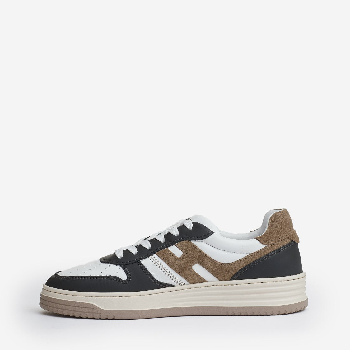 Basket Leather Blue White Beige