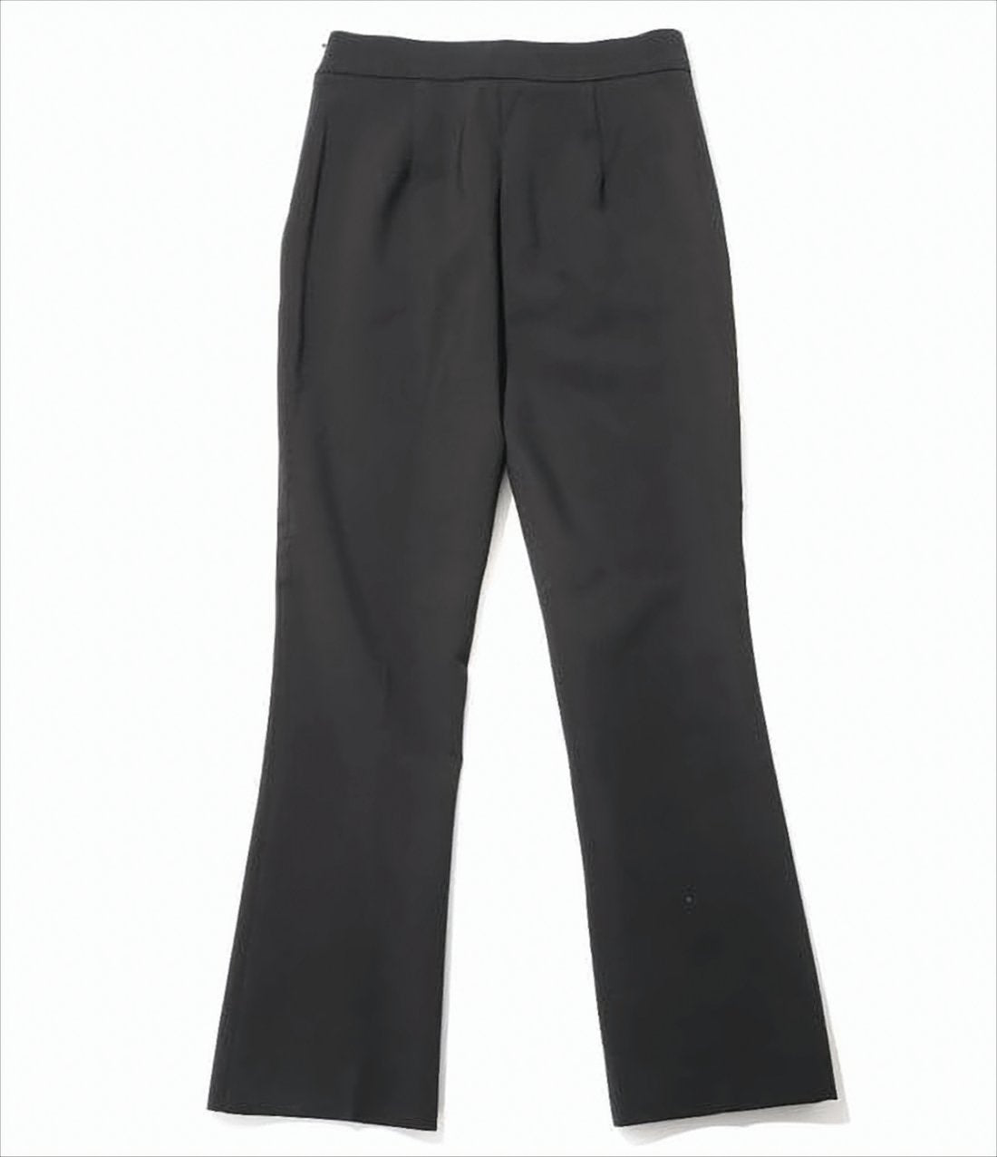 Flared Tailored Pants With Fitted Waistband In Wool Blend