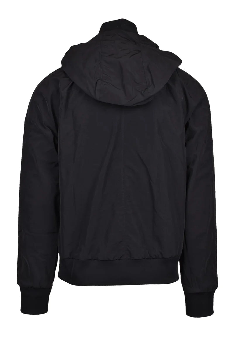 Monogram Nylon Coat - Black
