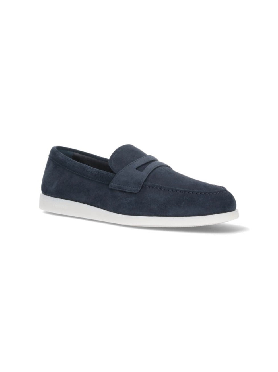 Suede Loafers – Navy