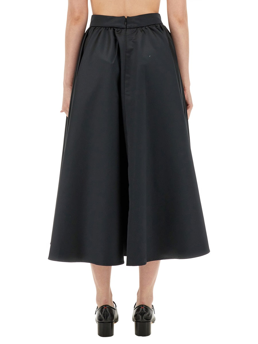 Midi Polyester Skirt
