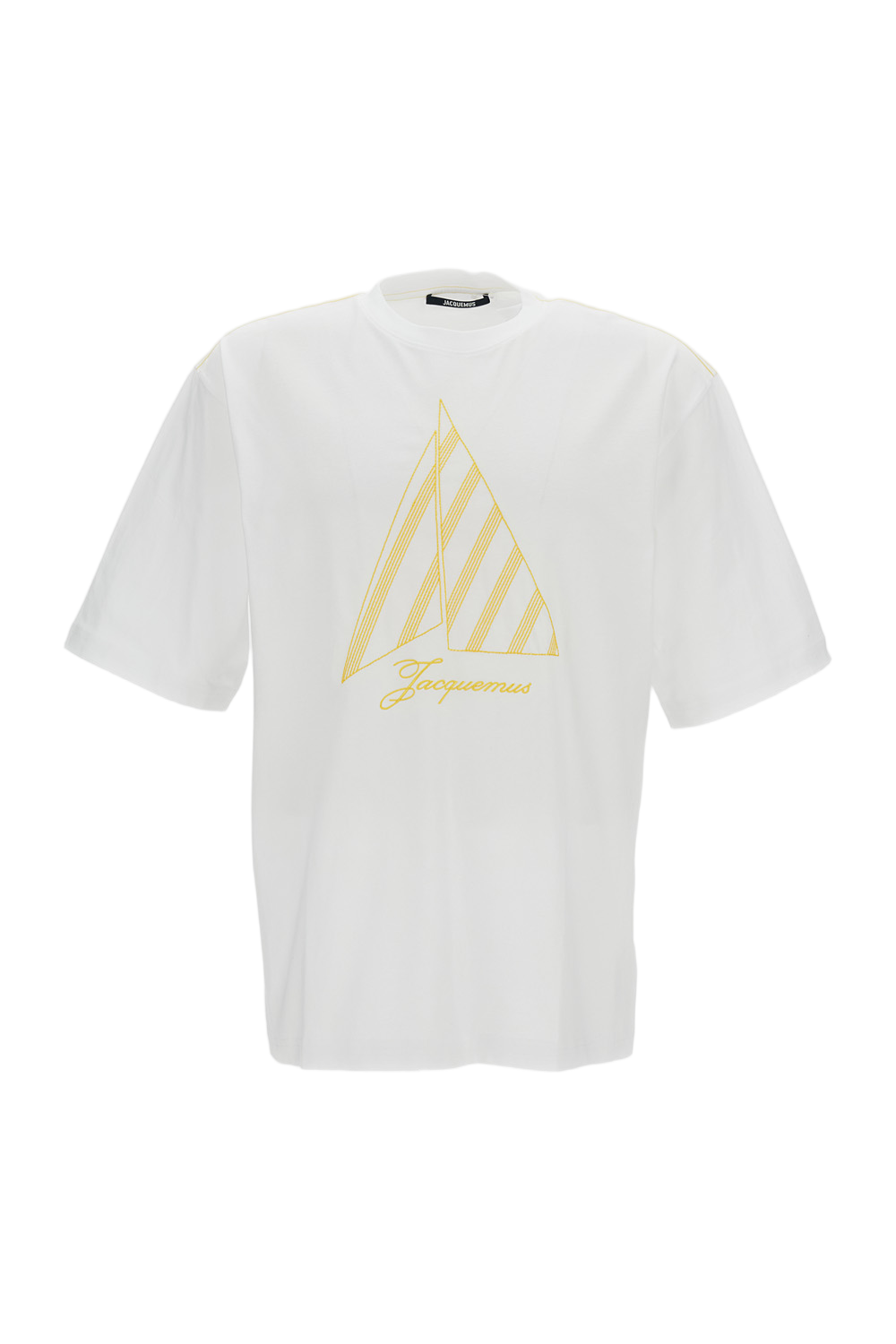 Cotton-Hemp Oversized Logo T-Shirt