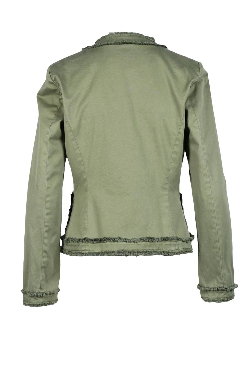 Bazar Delux Cotton Blazer Jacket - Green