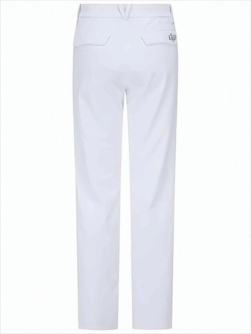 Straight Pants with Design
