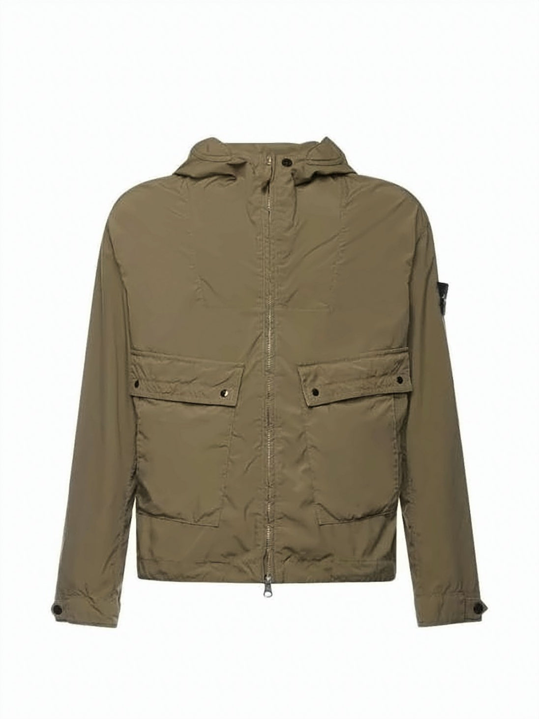 Cropped Brown Lightweight Jacket
