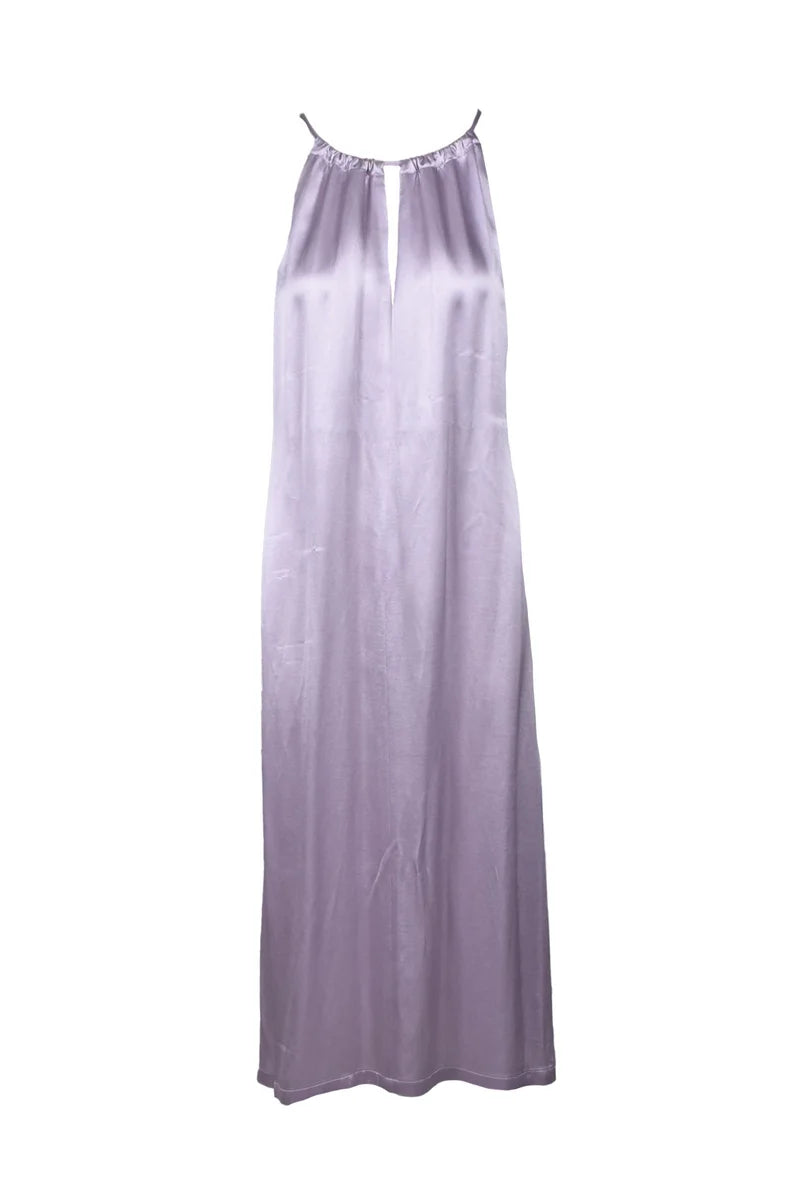 Long Dress Acetate and Silk - Pink