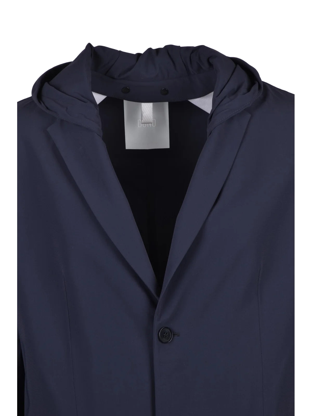 Lightweight Technical Fabric Nylon Jacket With Button Closure