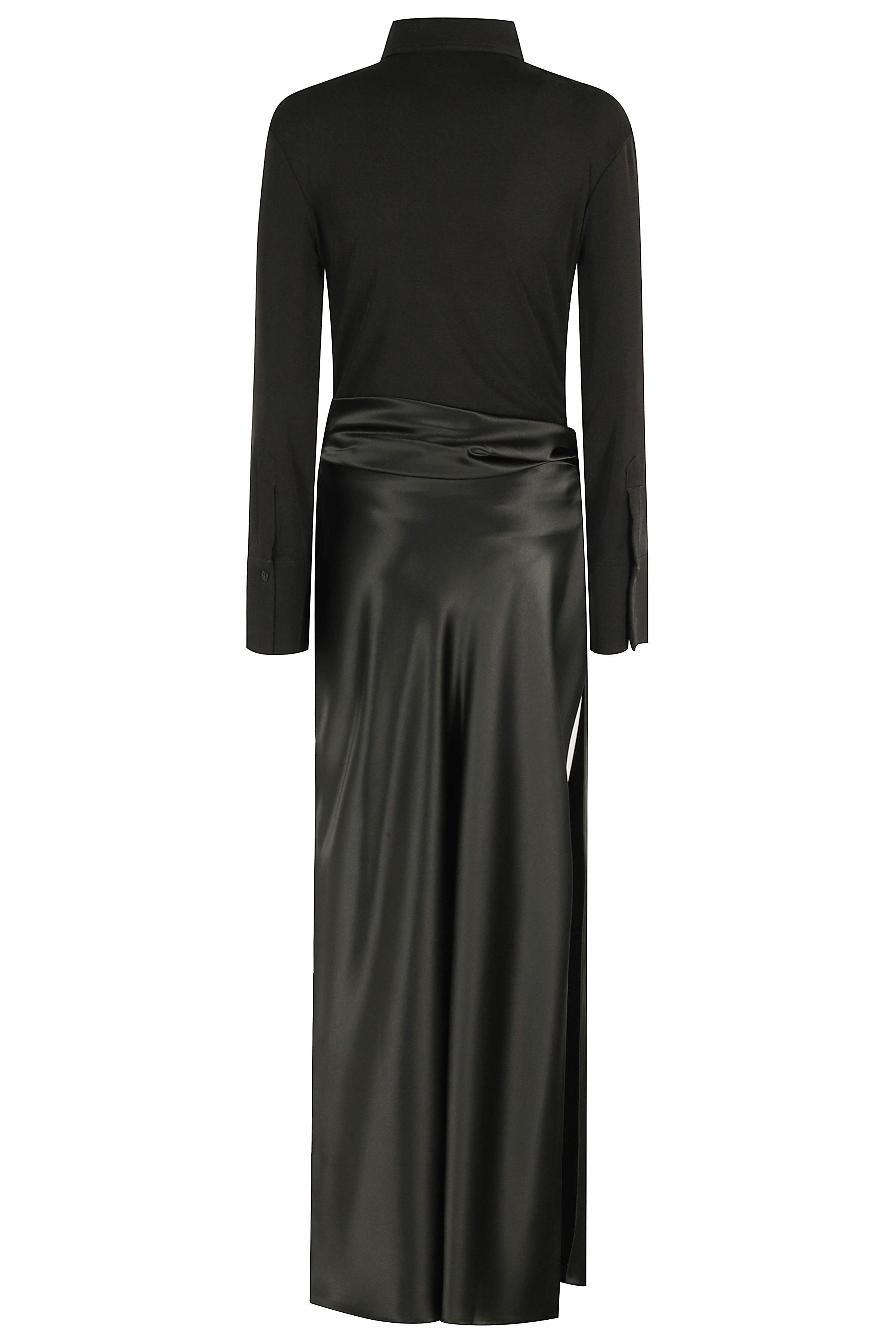 Dark Green Anthracite Scylla Long Dress
