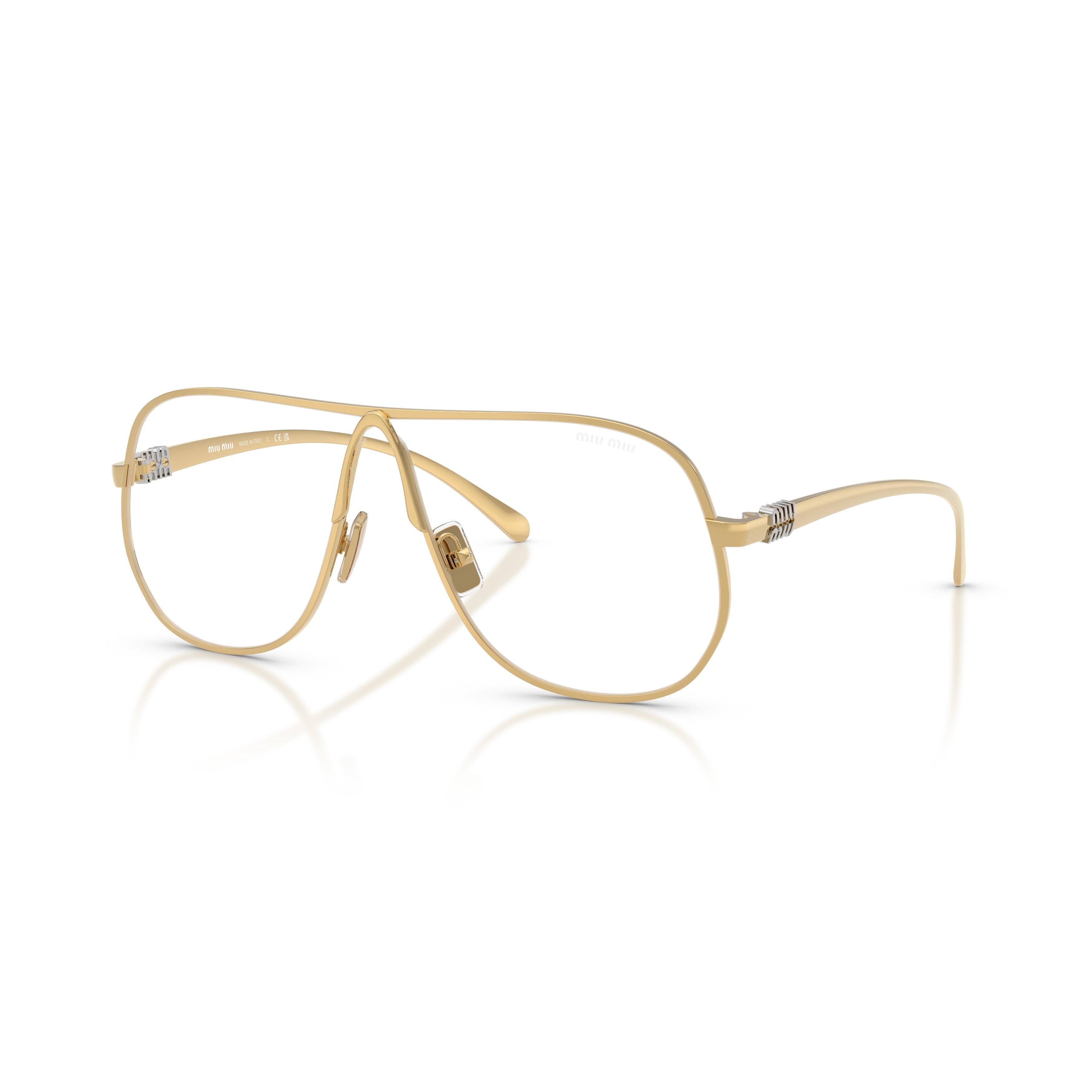 0mu A56s Thin Metal Frame Aviator Sunglasses
