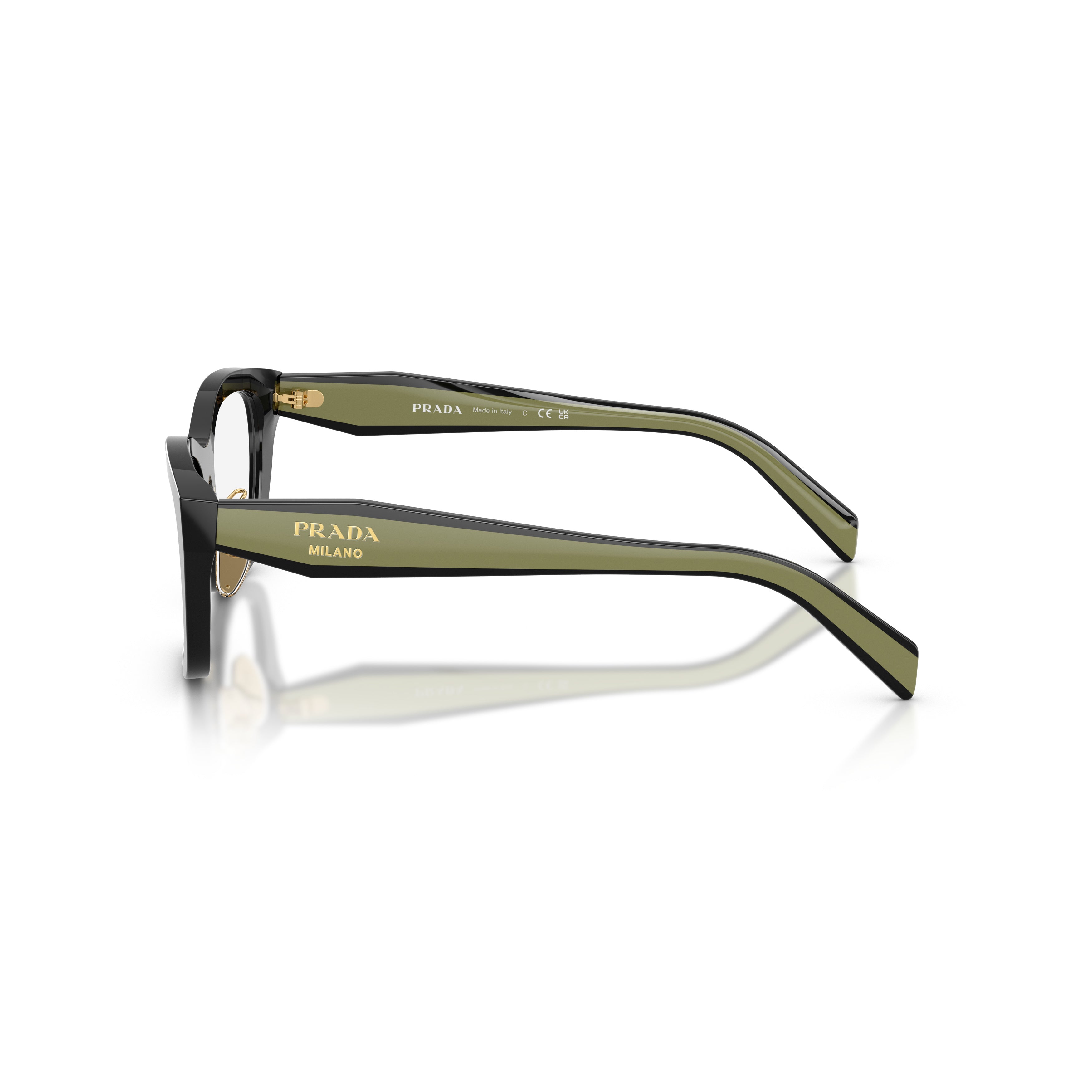 0pr D11vd Angular Cat-Eye Eyeglasses