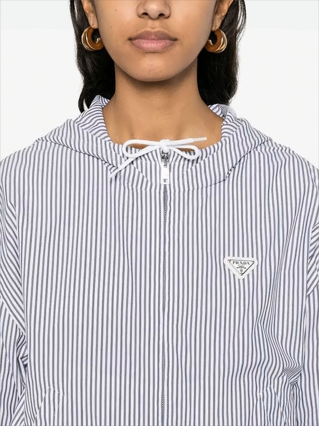 Lightweight Hooded Zip-Up Top