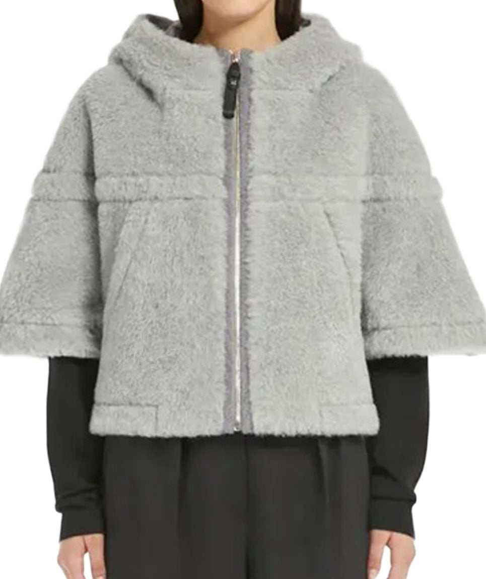 Tailored Grey Jacket with Wool-Alpaca Blend