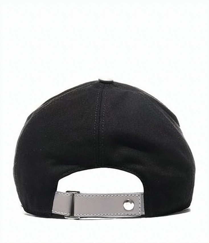 Black Cotton Baseball Cap
