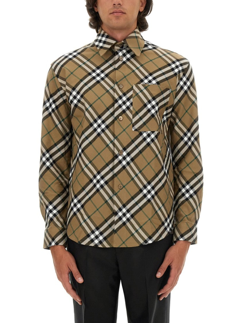 Check Patterned Burberry Shirt