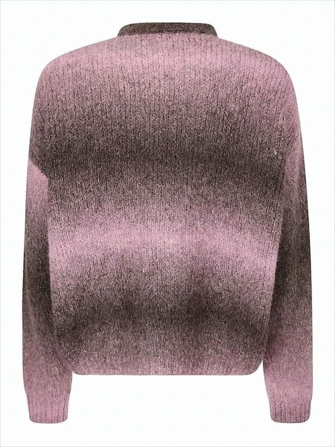 Gradient Pattern Knitted Sweater