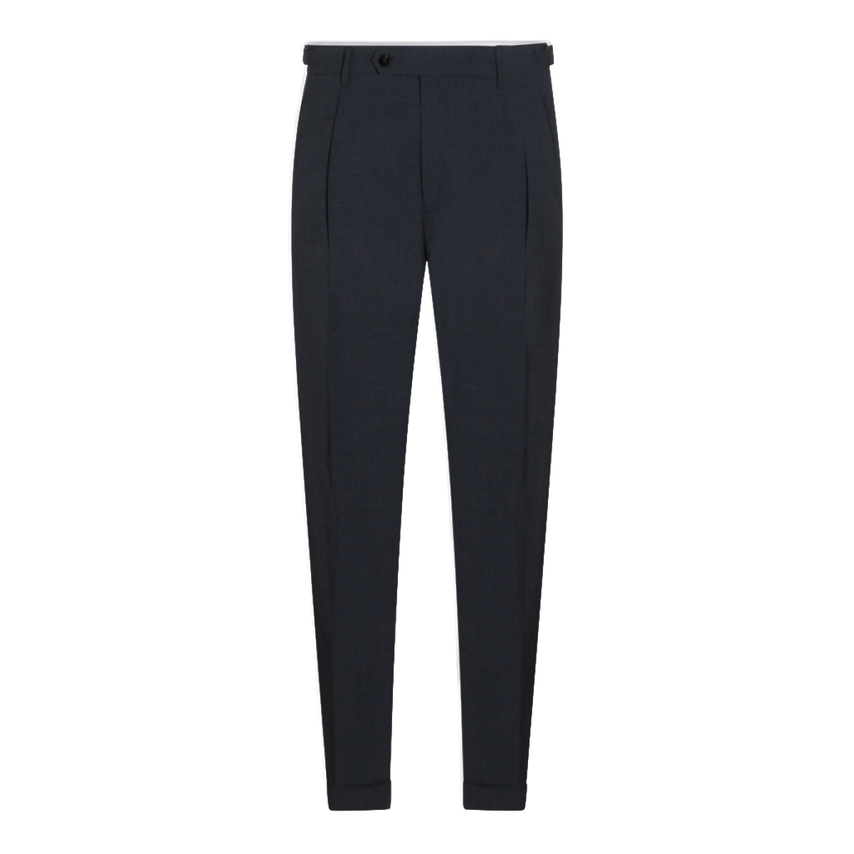 Tailored Slim Fit Trousers with Classic Waistband