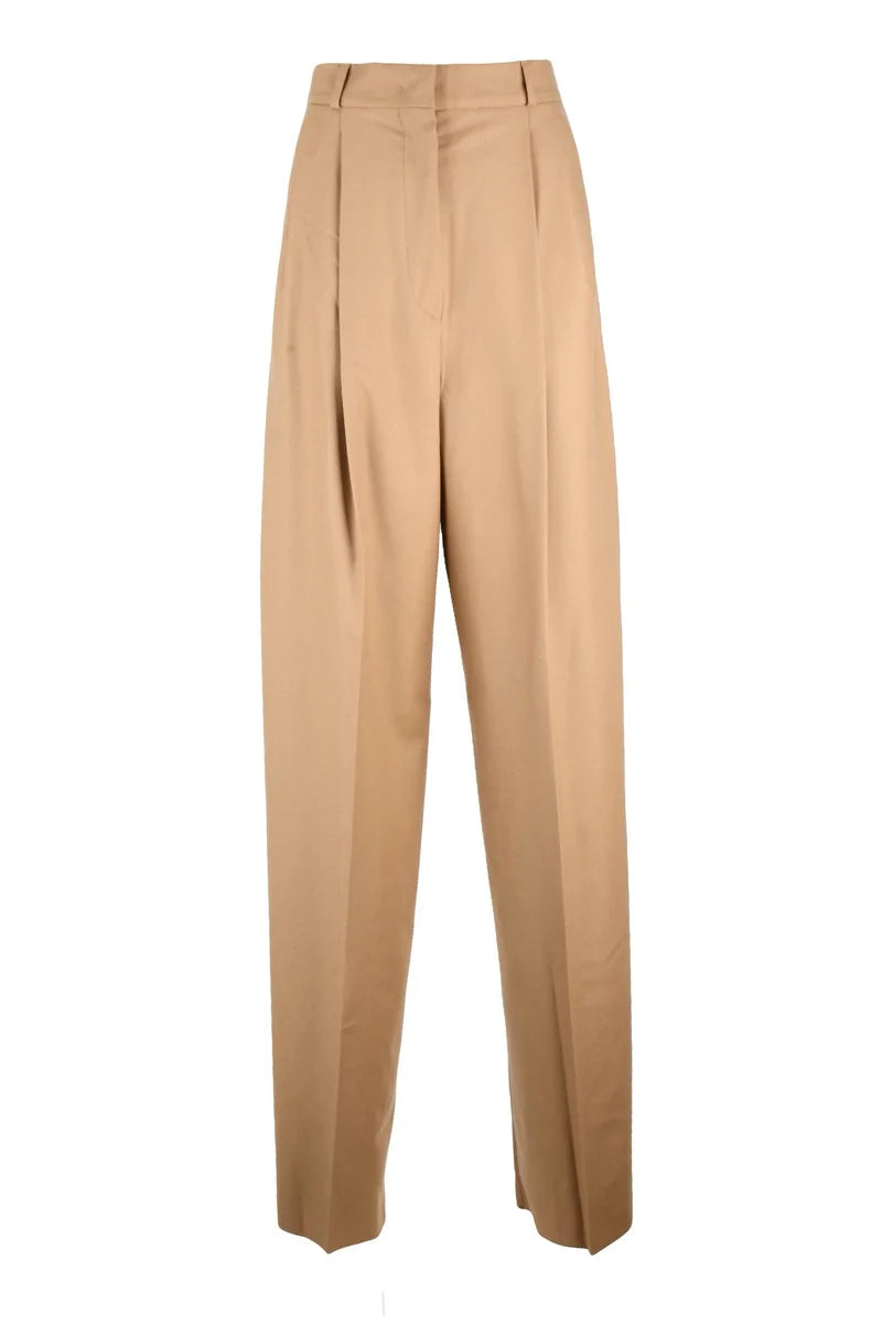 Kiens Wide Leg Trousers - Beige