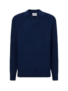 Blue Wool Sweatshirt