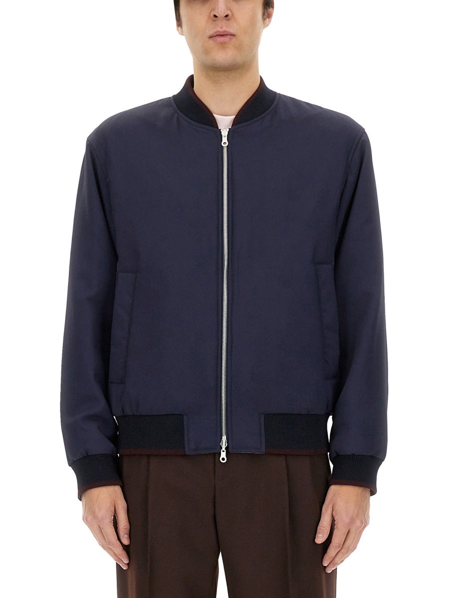 Reversible Jacket With Lightweight Fabric Blend
