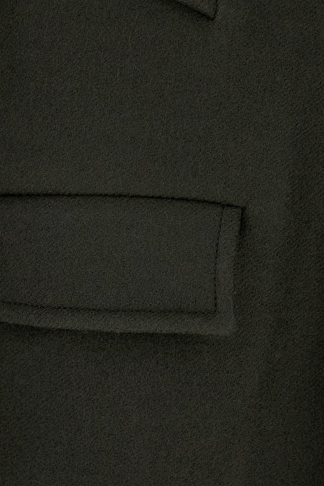 Textured Wool Oversized Peacoat