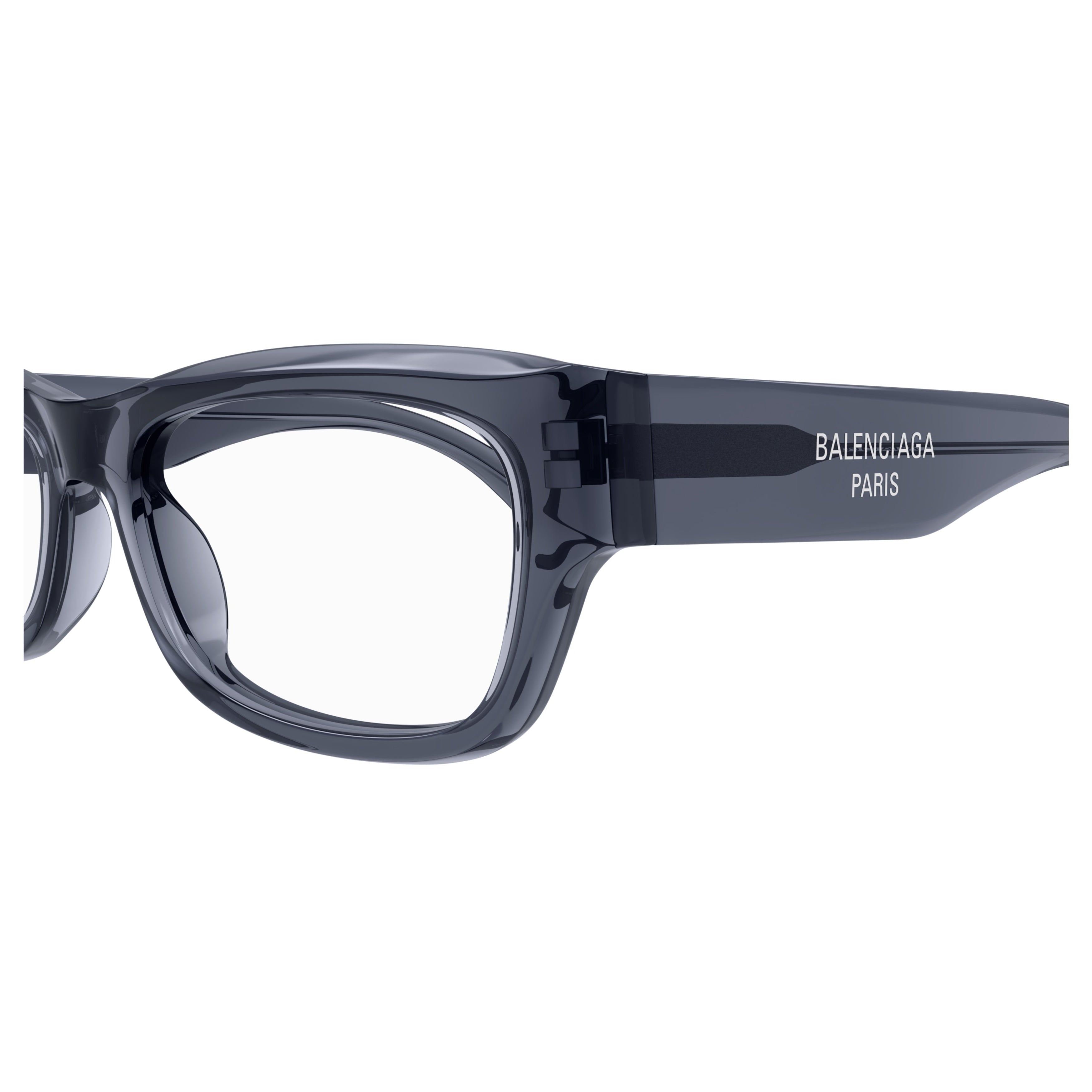 Bb0392o Rectangular Grey Acetate Eyeglasses