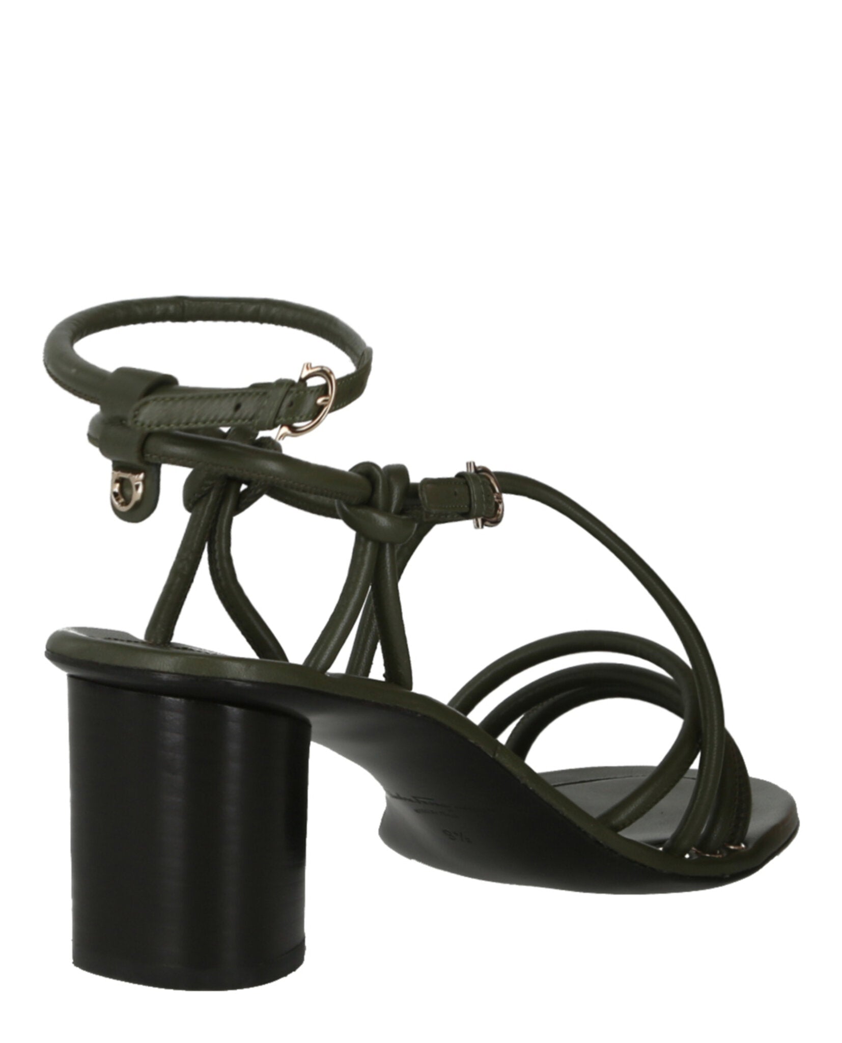 Augusta Leather Heel Sandals
