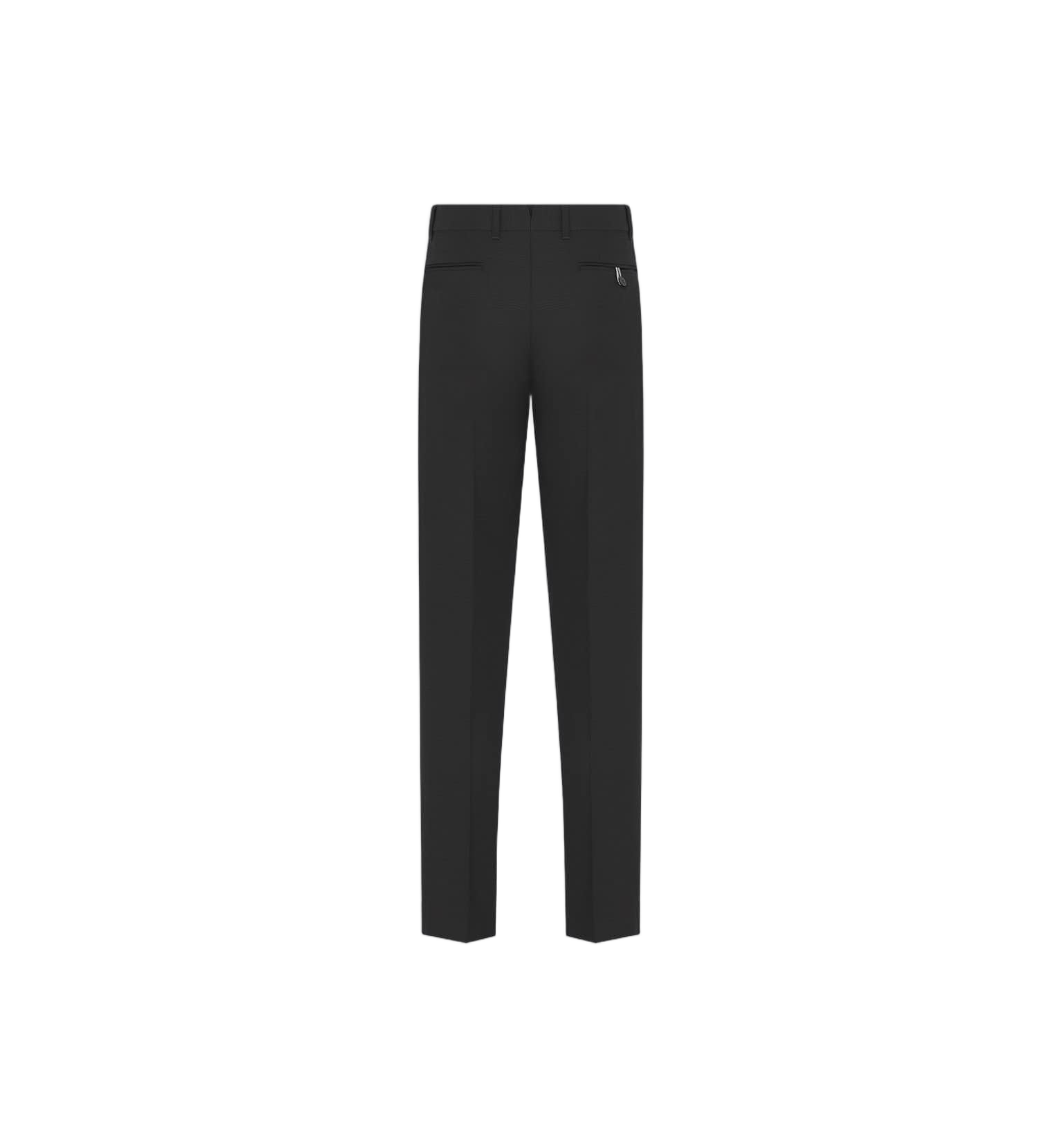 Tailored Black Straight Leg Trousers