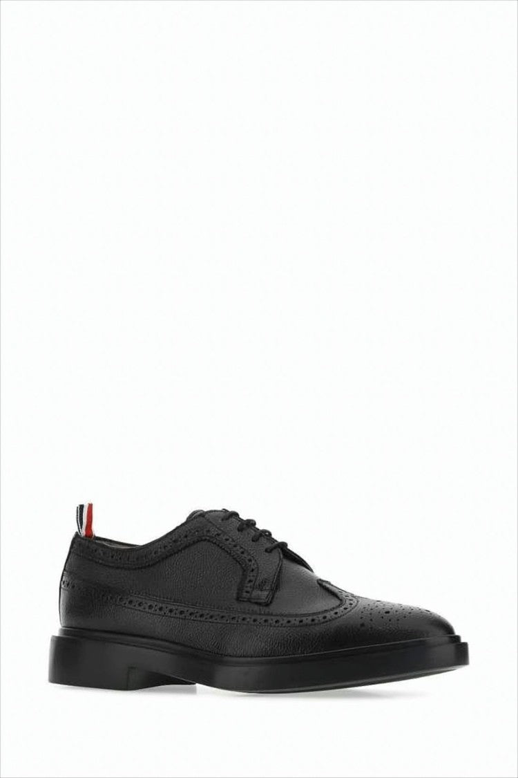 Longwing Brogue Dress Shoes with Tri-Color Tab