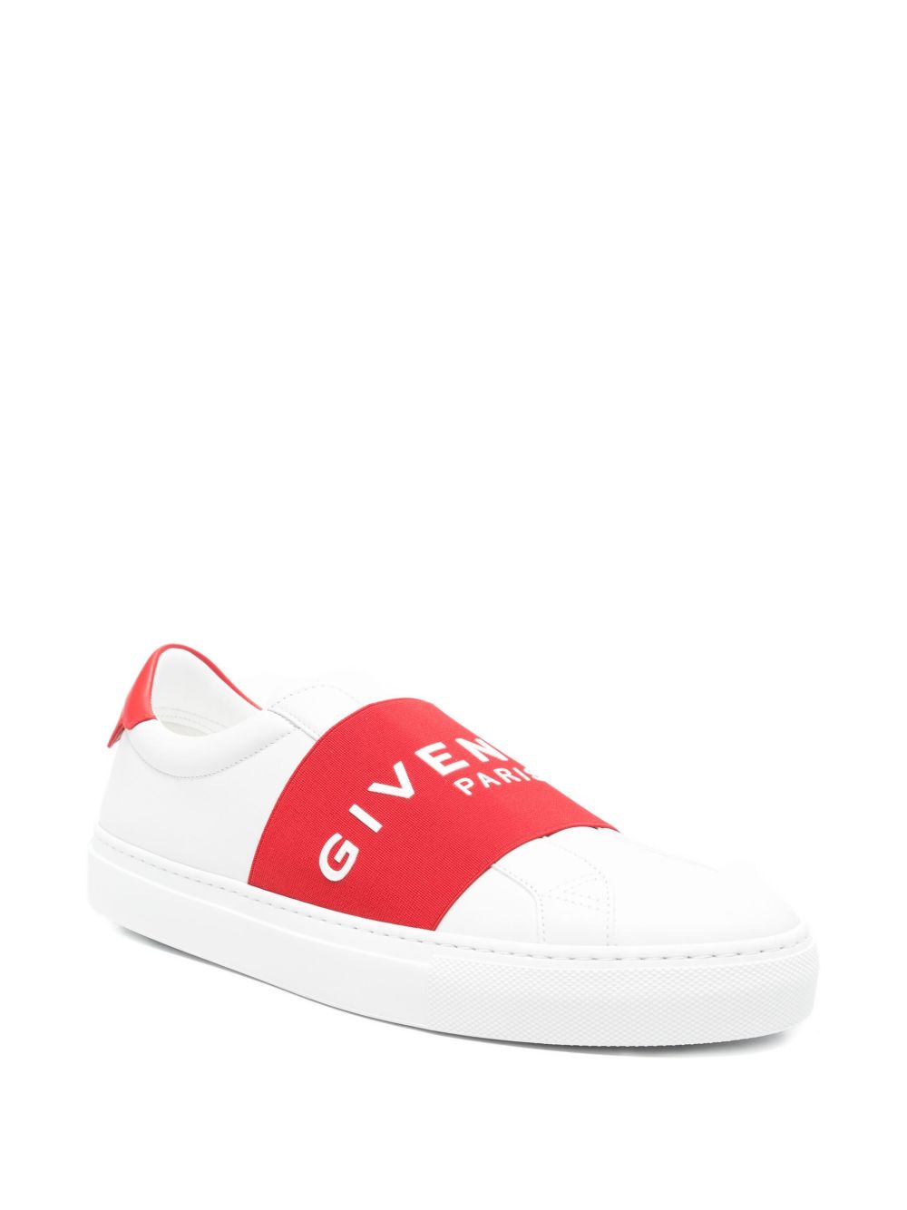 Slip-On Sneakers with Bold Logo Print