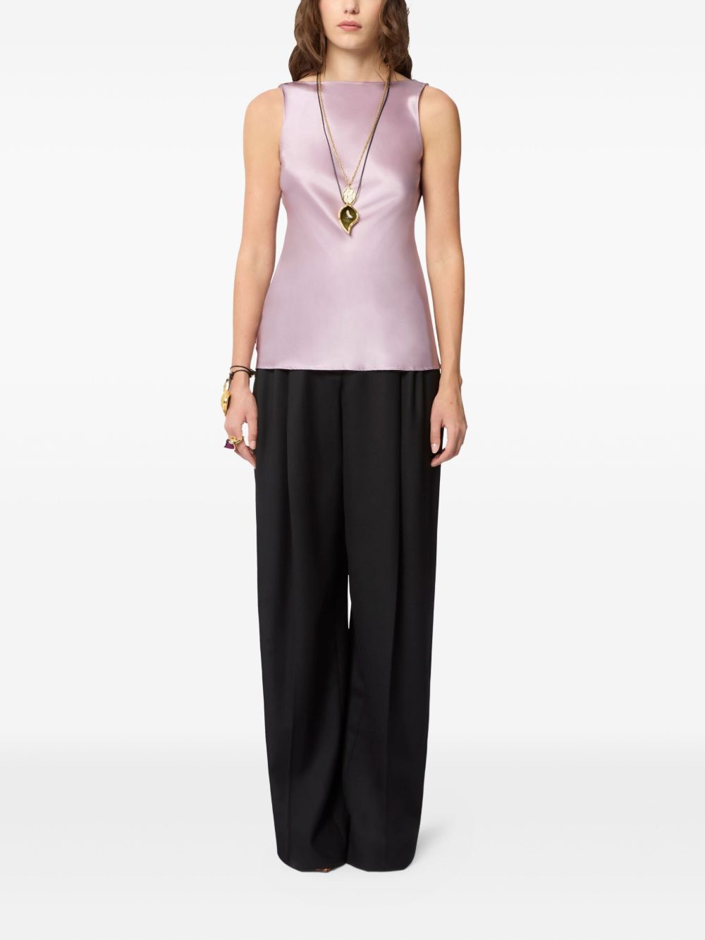 Sleeveless Halterneck Top