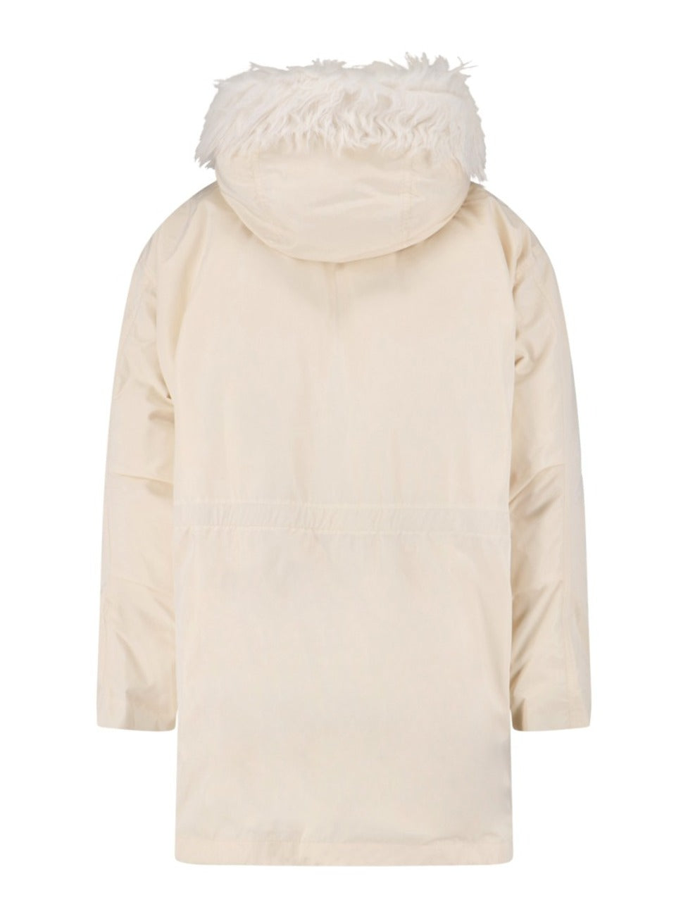 Faux Fur Parka – Cream