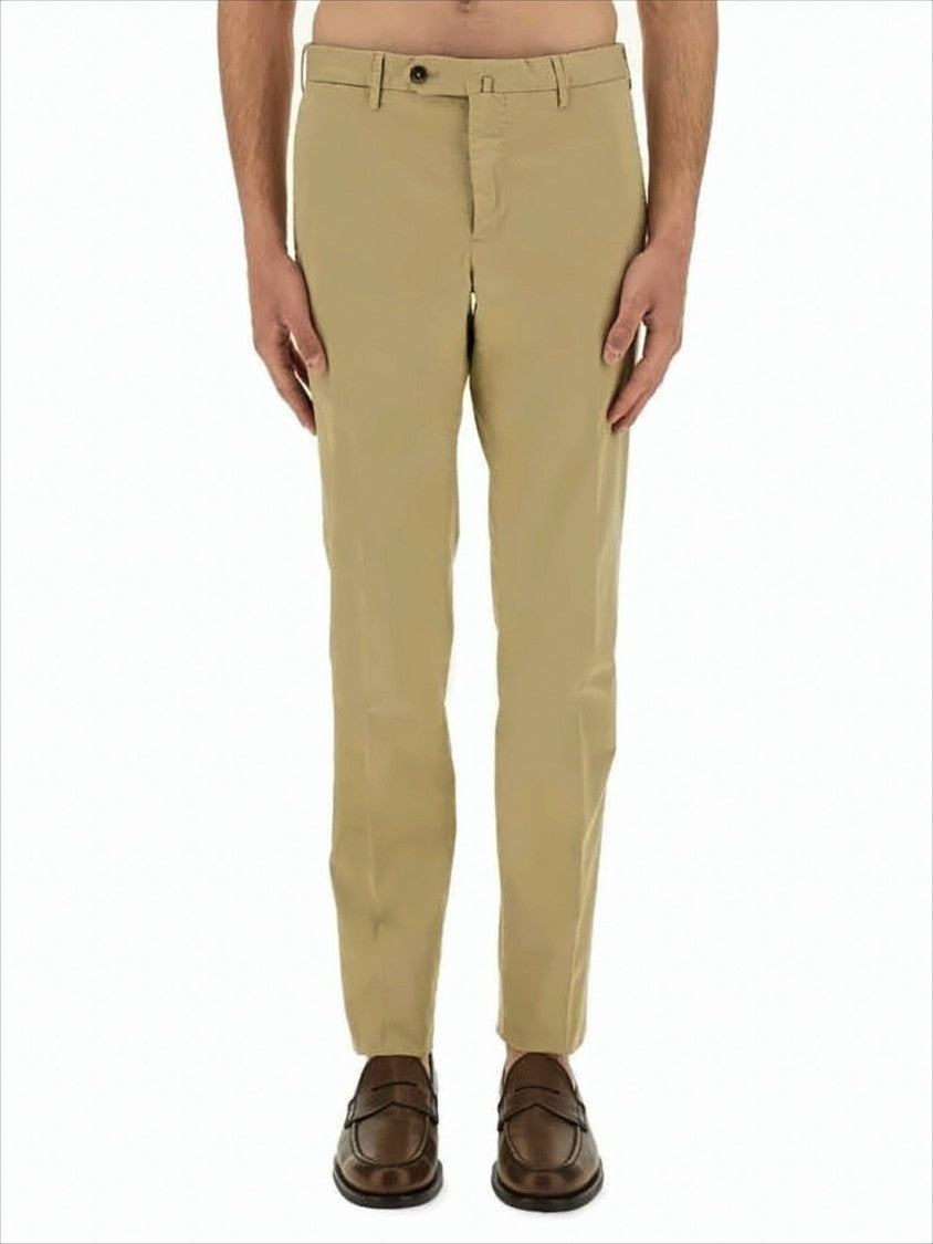 Straight-Fit Tailored Pants with Refined Detailing