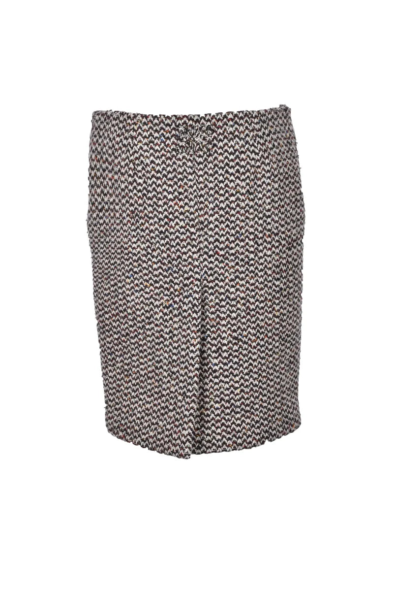 Bouclé Skirt - Brown/Beige