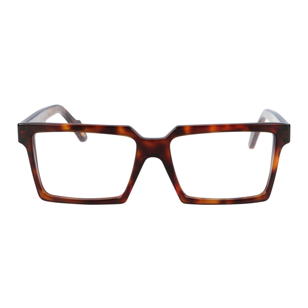 Pierre Bold Oversized Square Tortoiseshell Kador Eyeglasses