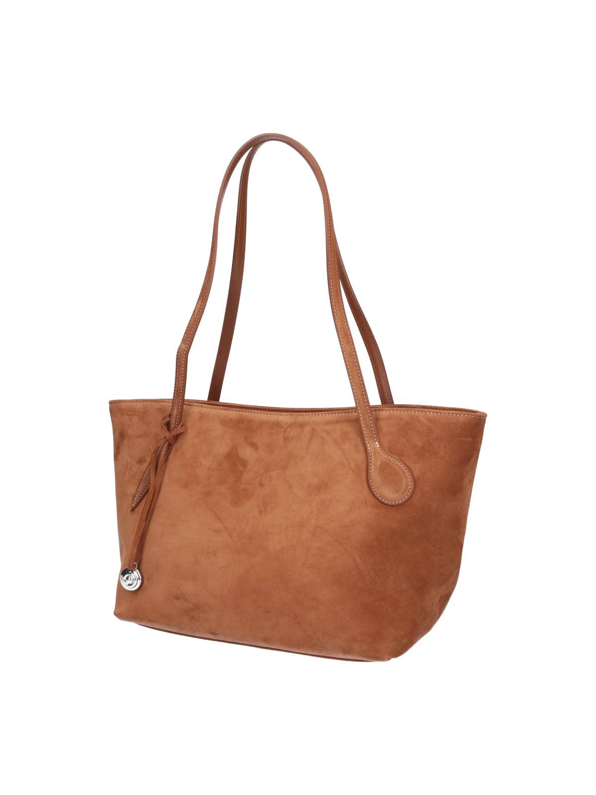 Brown Sprout Calf Suede Tote