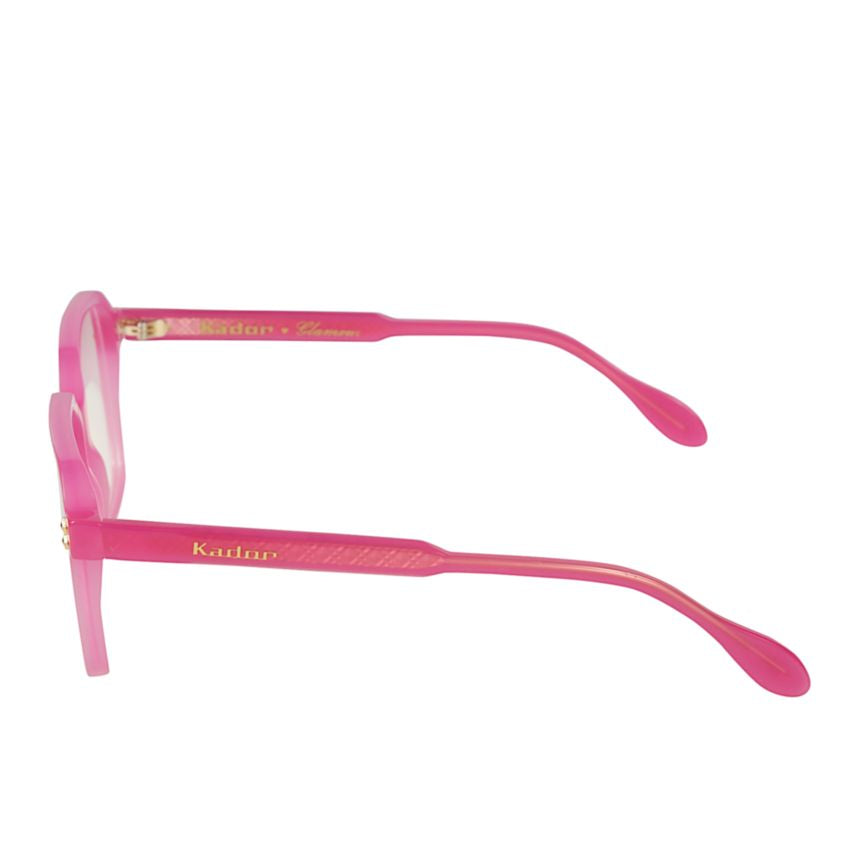 Lisa Glamour Oversized Square Frame Kador Sunglasses in Pink
