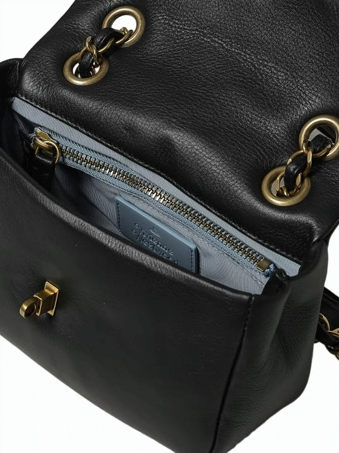 Smooth Cowhide Leather Small Shoulder Bag