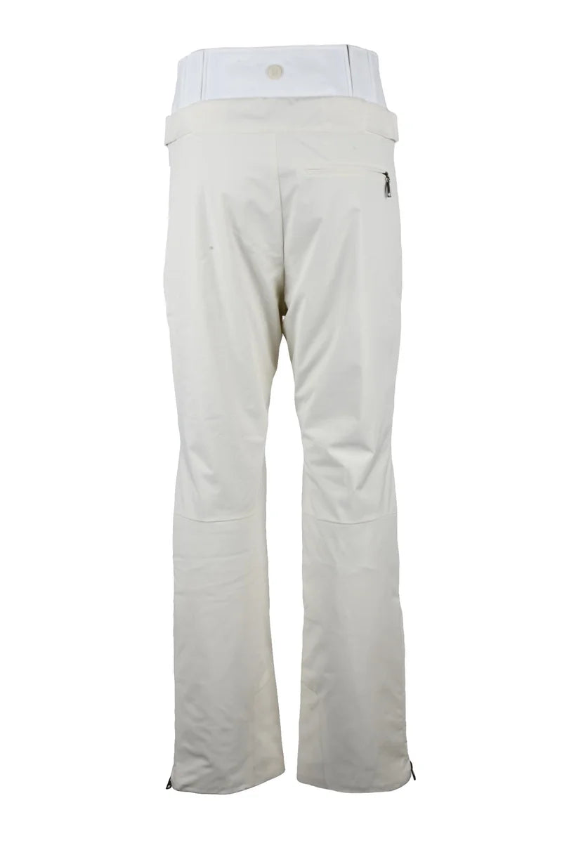 High-Waist Snow Pants - White