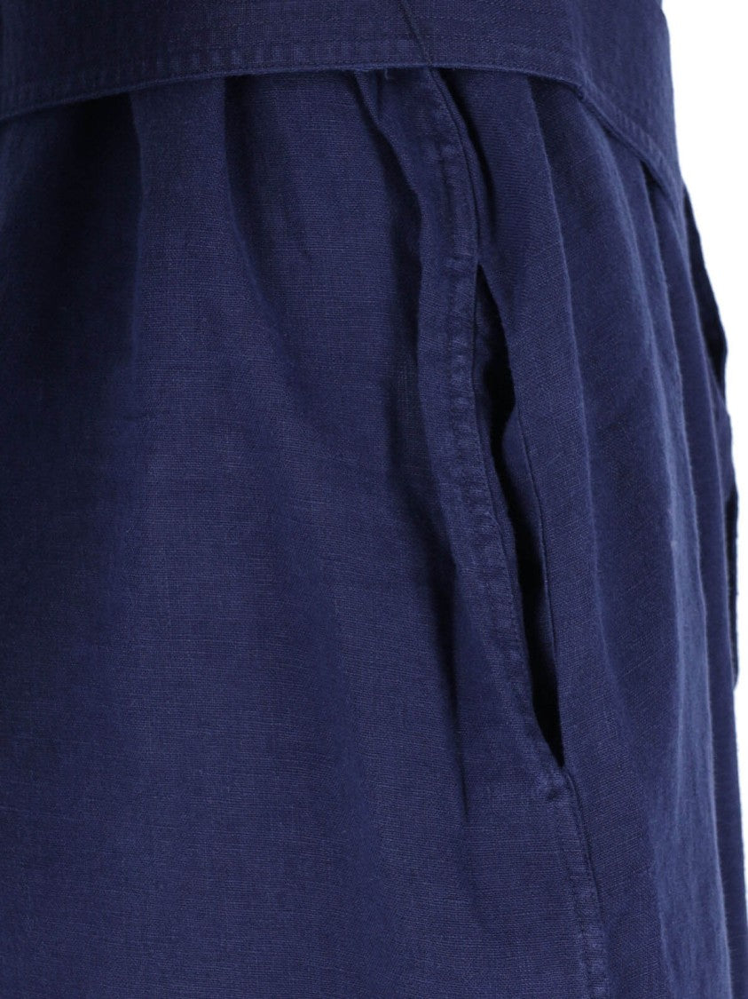 Shirt Midi Dress Blue
