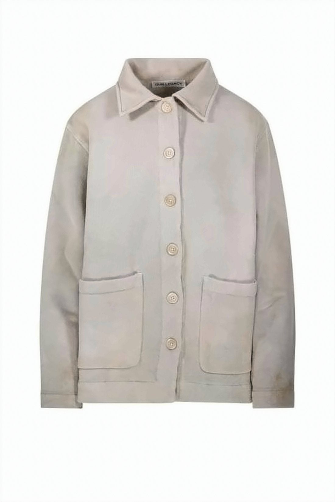 Soft-Fabric Casual Button-Up Jacket