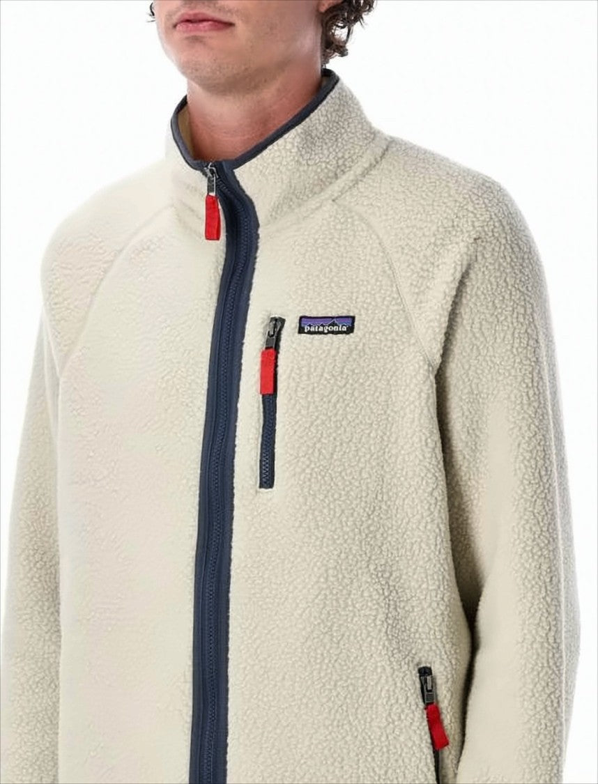 Soft Fleece Jacket with Contrasting Trim