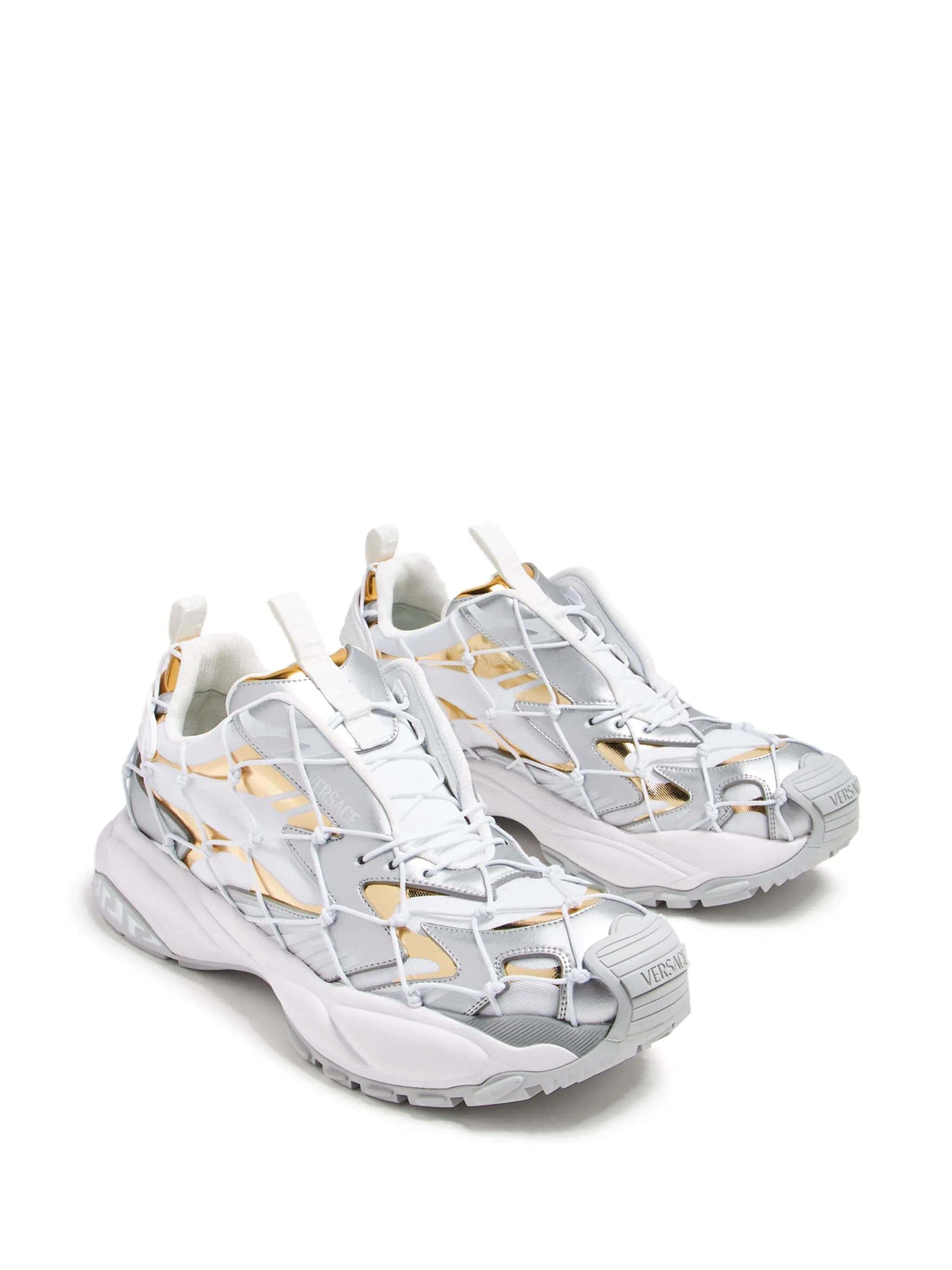 White Mercury M_VS_03 Futuristic Rope Sneakers