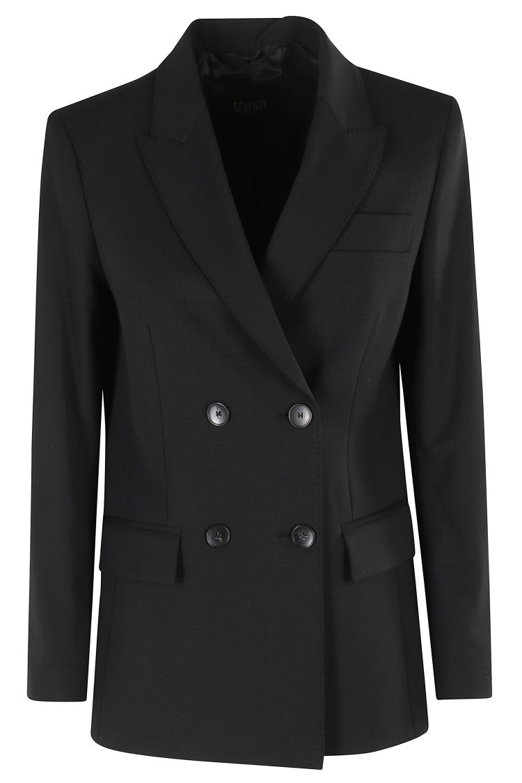 Double-Breasted Blazer With Tailored Fit
